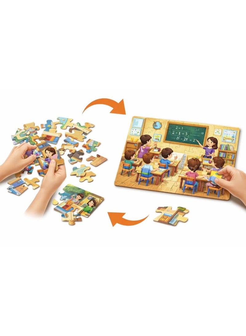 بازل كرتوني للأطفال 4 في 1 - Image 1